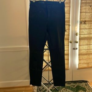 Madewell Moto Jeans, straight leg, Black, size 28